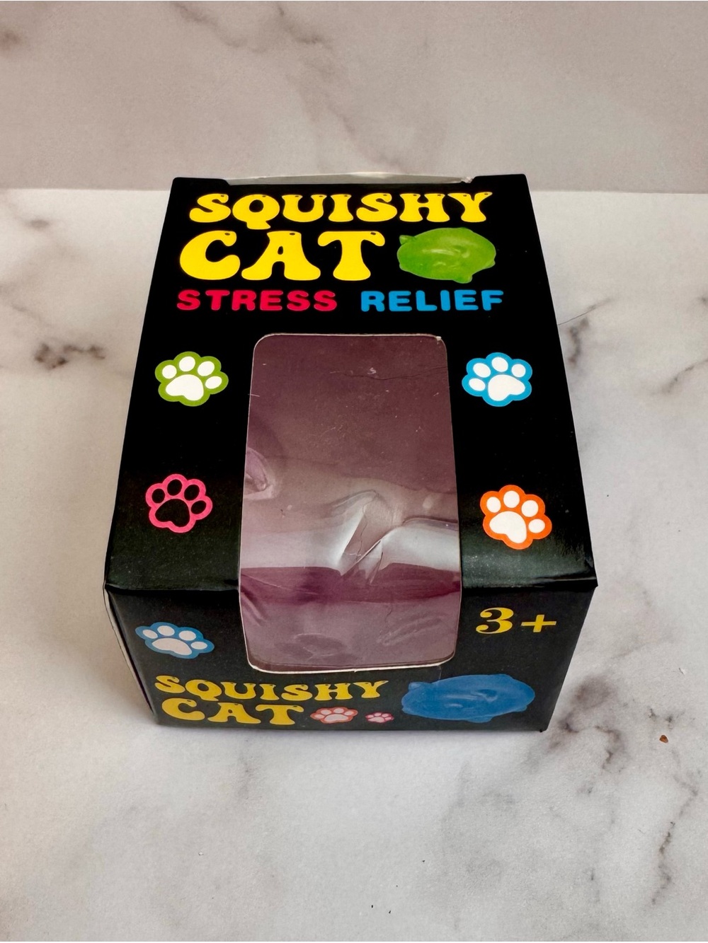 😸Squishy Cat Stress Relief Toy in purple Brand New😸